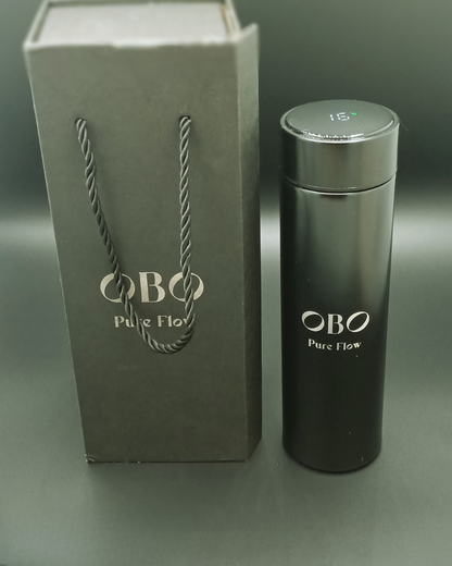 Bouteille Isotherme OBO avec Filtre Infusion & Température LED – Garde Thé/Boissons 12h/24h